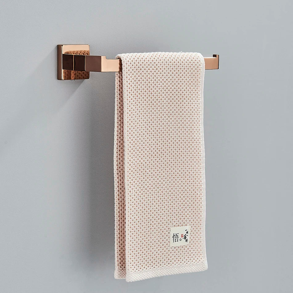 Bathroom Hardware Rose Gold Polish Shiny Bathrobe Hook