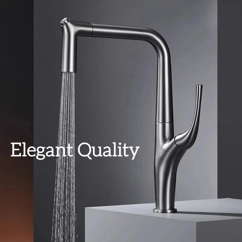 Faucet Pull Out Water Filter Tap Brass Crane