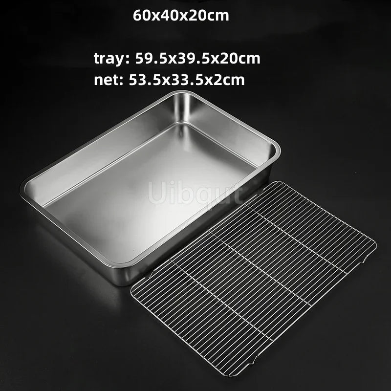 Deep Square Plate Basin Rack Pallet Stainless Steel