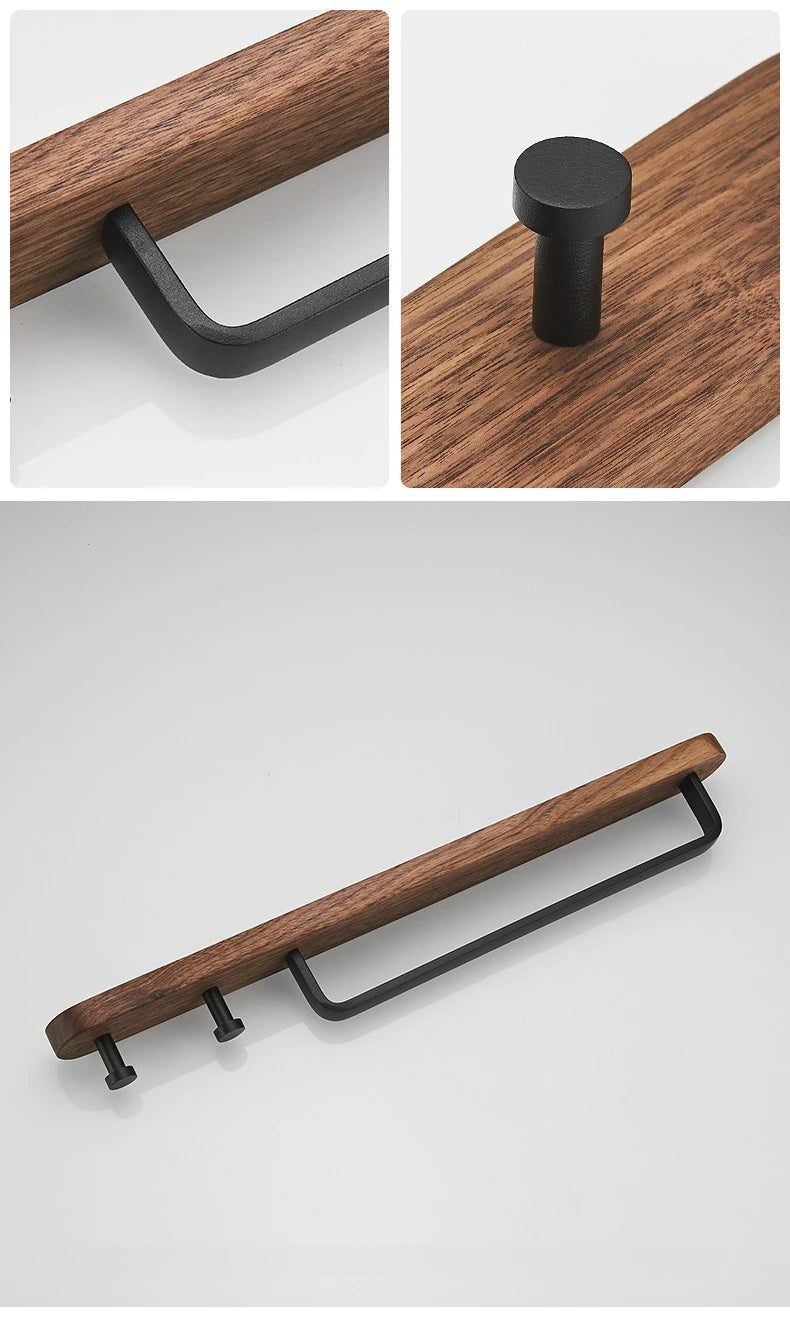 Bathroom Towel Holder Wall Mounted Towel Rack Shower