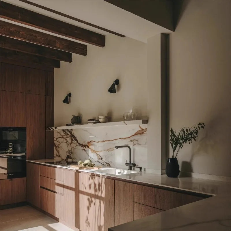 Nordic Full Copper Retro Wall Lamp Master Bedroom