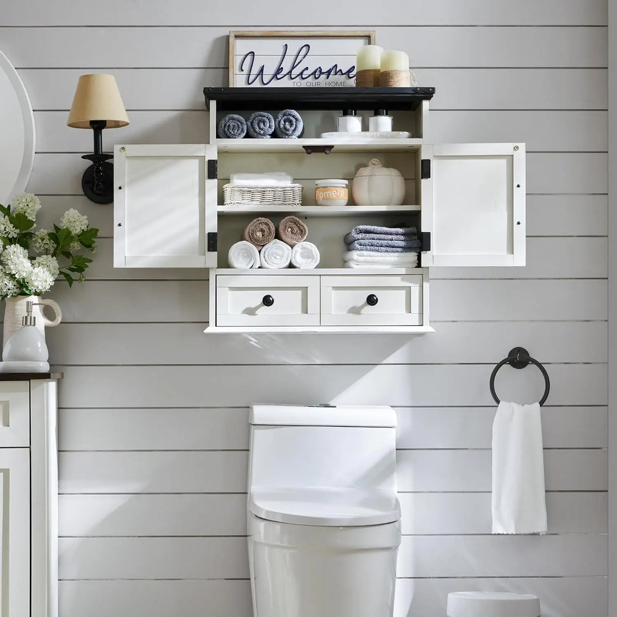 Bathroom Wall Cabinet Farmhouse 24 Wide Medicine Cabinet