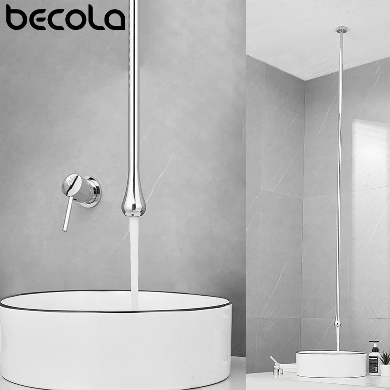 Ceiling Design Bathroom Bubbler & Cold Hang Faucet