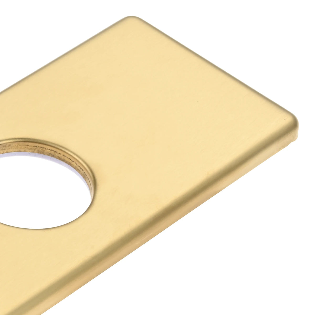 1pc Faucet Cover Plate Stainless Steel Deck Plate