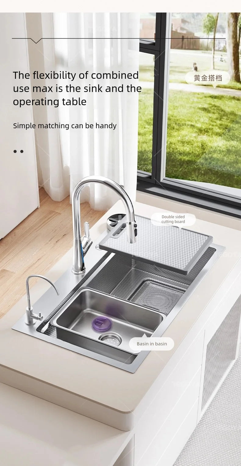 316l Stainless Steel Sink Food Grade Large Slot