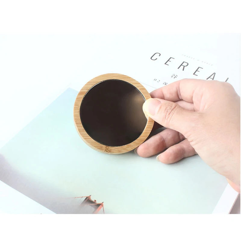 2cm Pure Wood Makeup Mirror Functional Wood Stylish