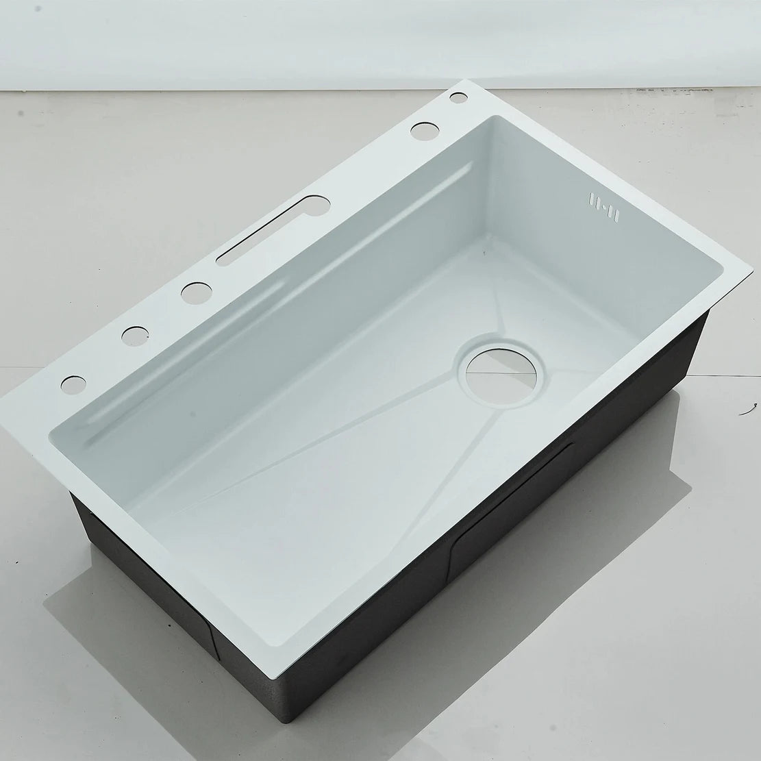 304 Stainless Steel Waterfall Sink Large Slot Integrated