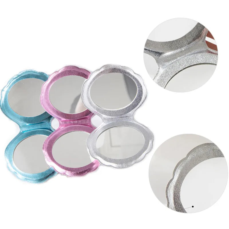 Dream Laser Color Shell Shape Makeup Mirror 2x