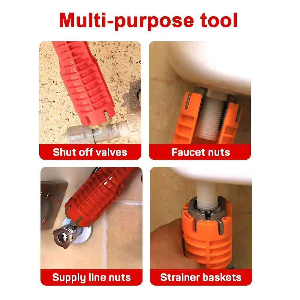 14 In Sink Faucet Wrench Repair Handle Double