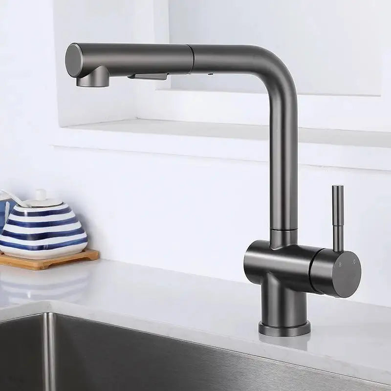 Handfree Grey Touch On Faucet Stainless Steel Cold