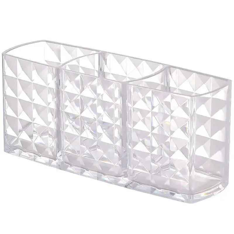 1pcs/2pcs Diamond Patterned Mirror Cabinet Storage Box Bathroom