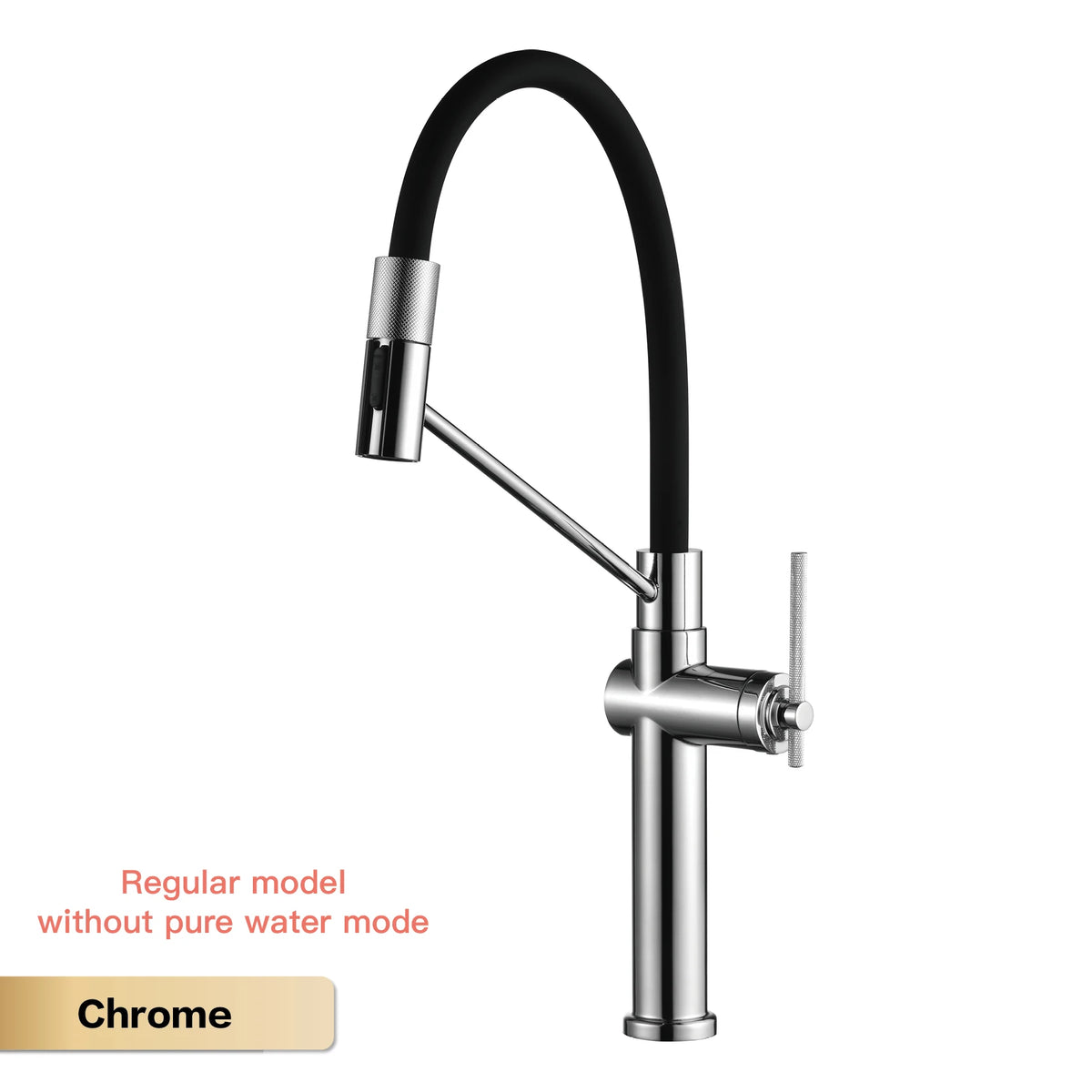 Modern Gun Grey Brass 3-In-1 Hole Faucet Separate