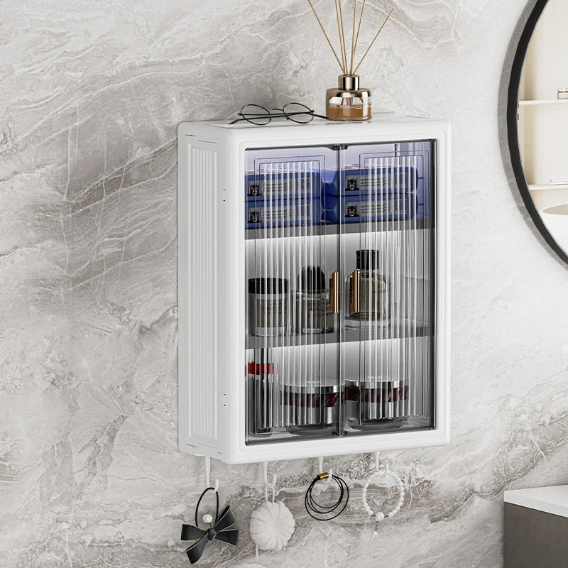 Aesthetic Wall Wine Bathroom Cabinet Perfume Small Modern