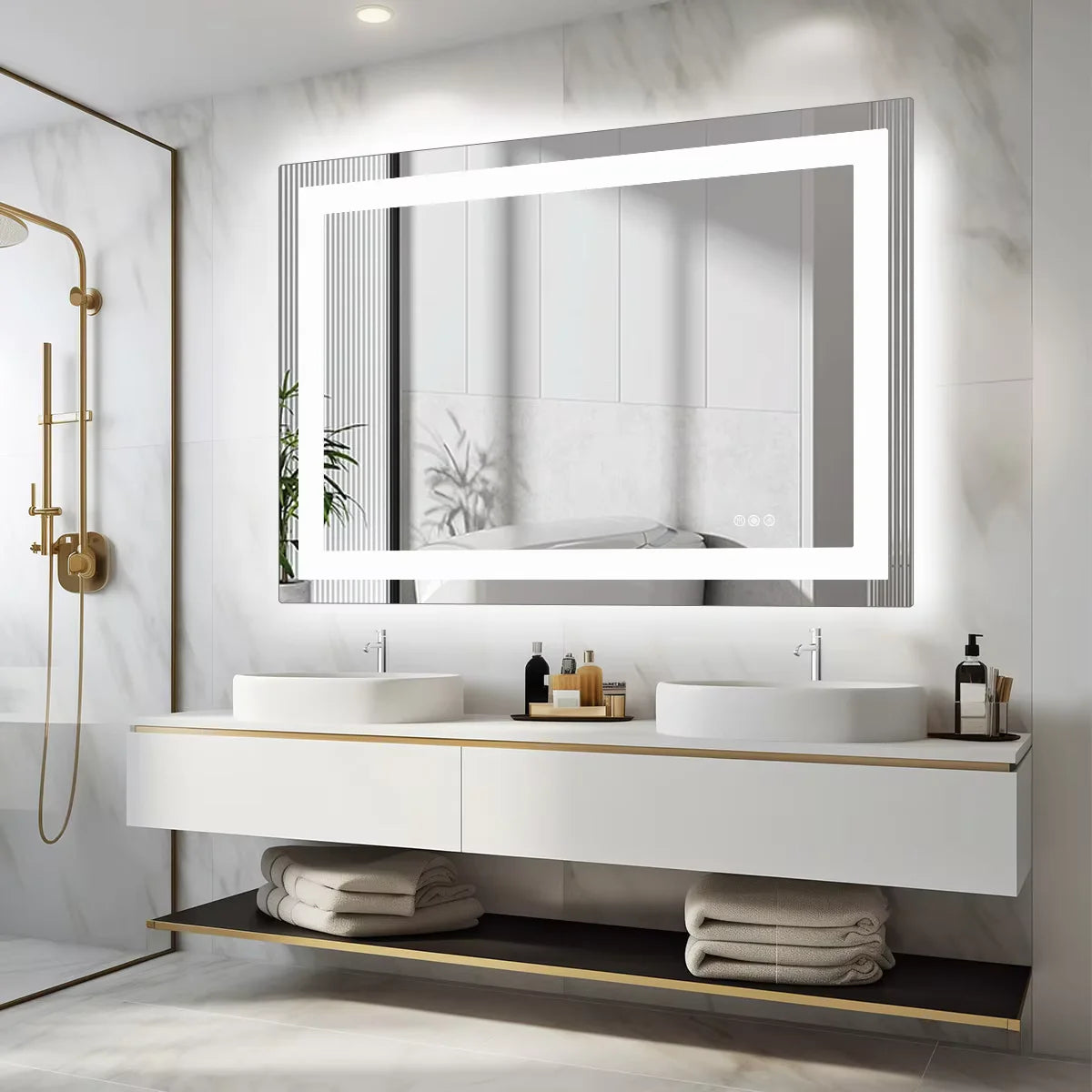 Jhk 36 24 Led Bathroom Vanity Mirror Wall