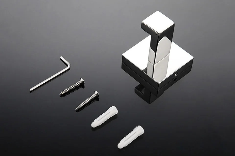 Stainless Steel Bathroom Hardware Mirror Chrome Polished Towel