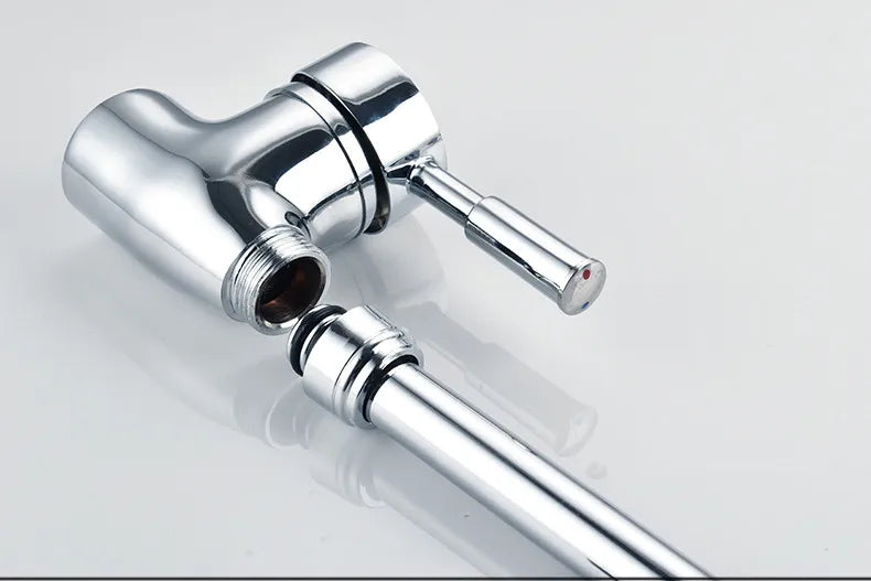 1pc Stainless Steel Sink Faucet Pipe Connection Saving