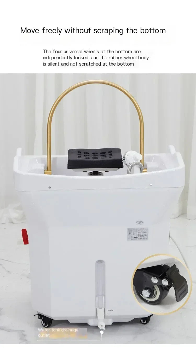 Japanese Style Head Therapy Care Shampoo Basin Reclining