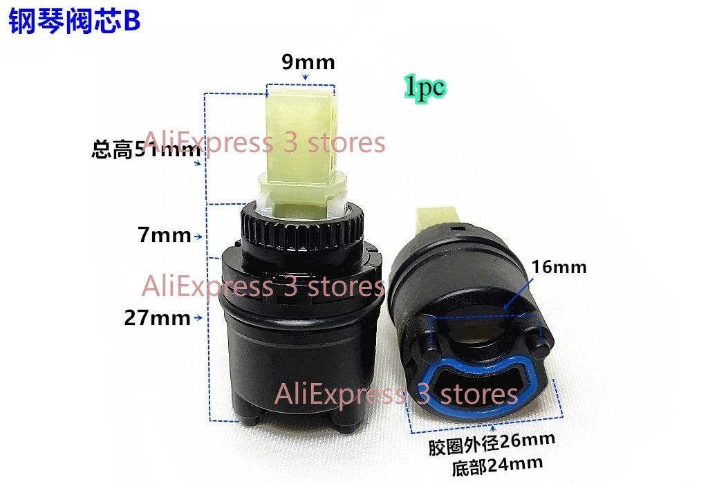 1pcs 28mm/35mm/40mm Water Mixer Tap Faucet Cartridge Ceramic