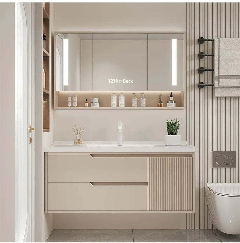 Modern Basin Bathroom Cabinet Combination Sink Minimalist