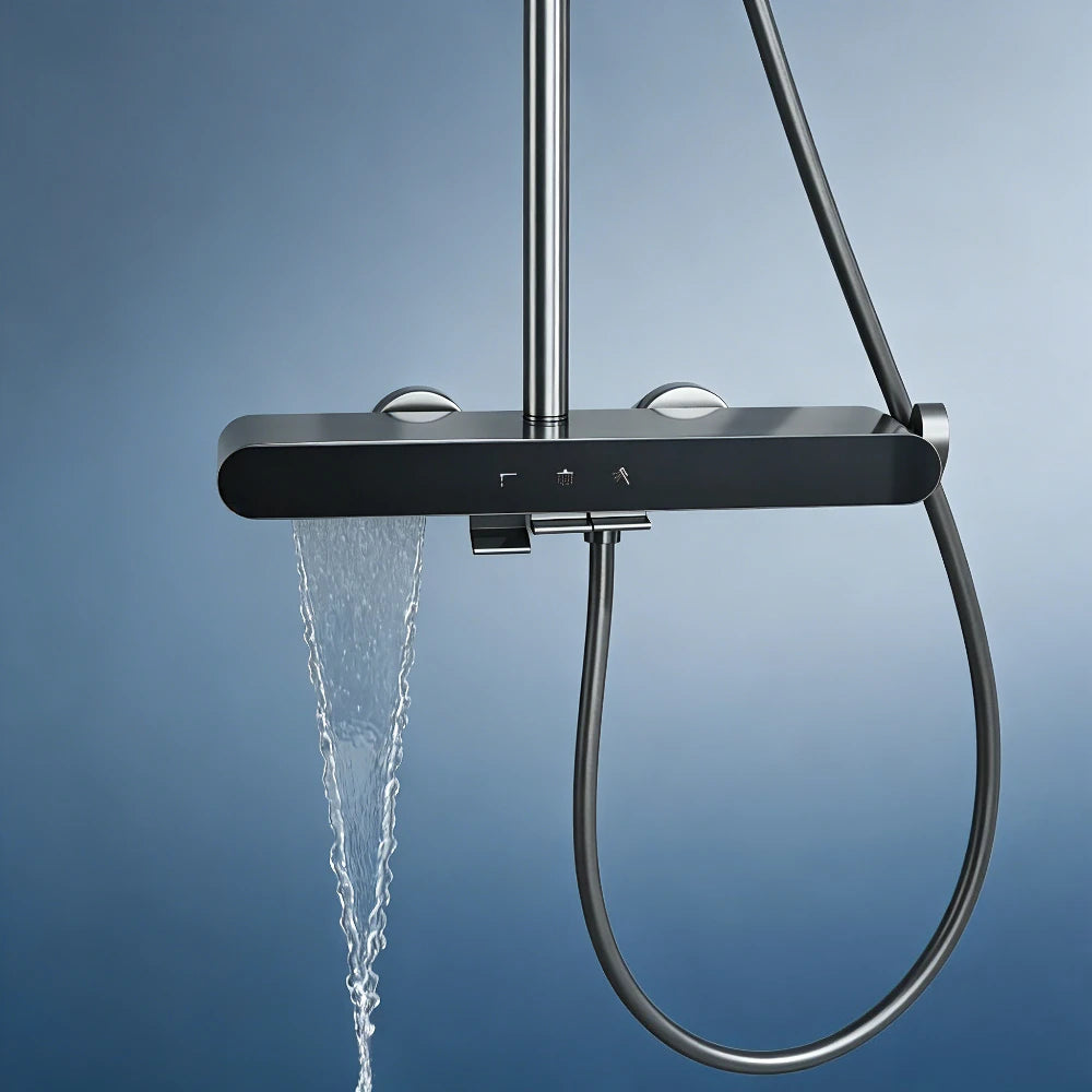 Three Functions Bathroom Shower Faucet Sunflower Bathroom Shower
