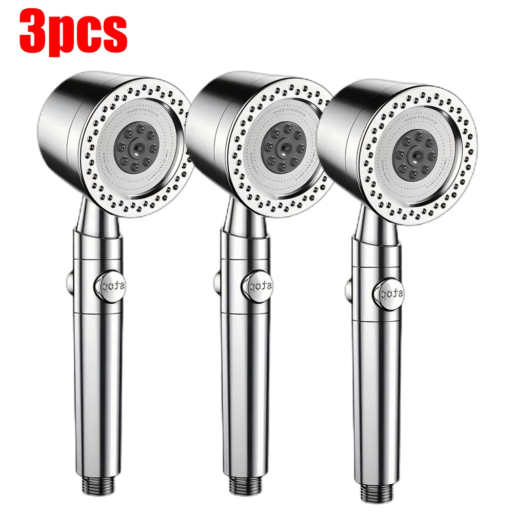 Modes Bathroom Shower Head High Pressure Powerful Rain