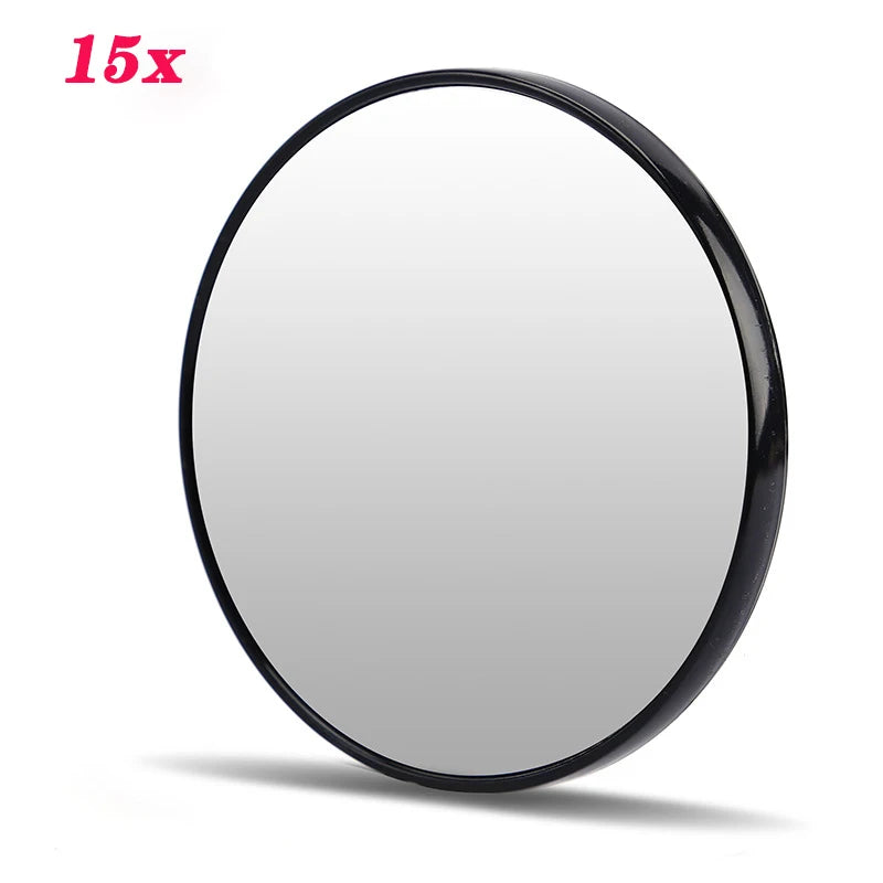 5x/10x/15x Magnifying Mirror Suction Cup Mini Compact Makeup