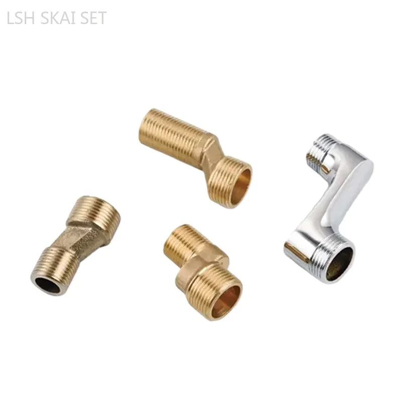 2pcs Solid Brass Wall Mounted Replacement Angle Valve