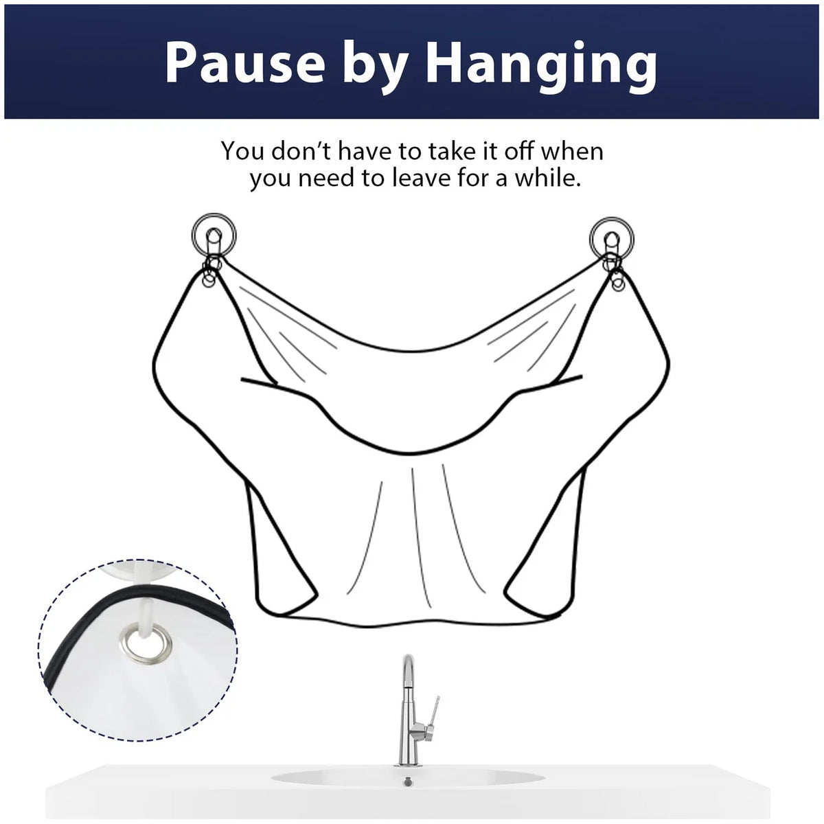 1pc Men Beard Shaving Apron Trimming Bib Creative