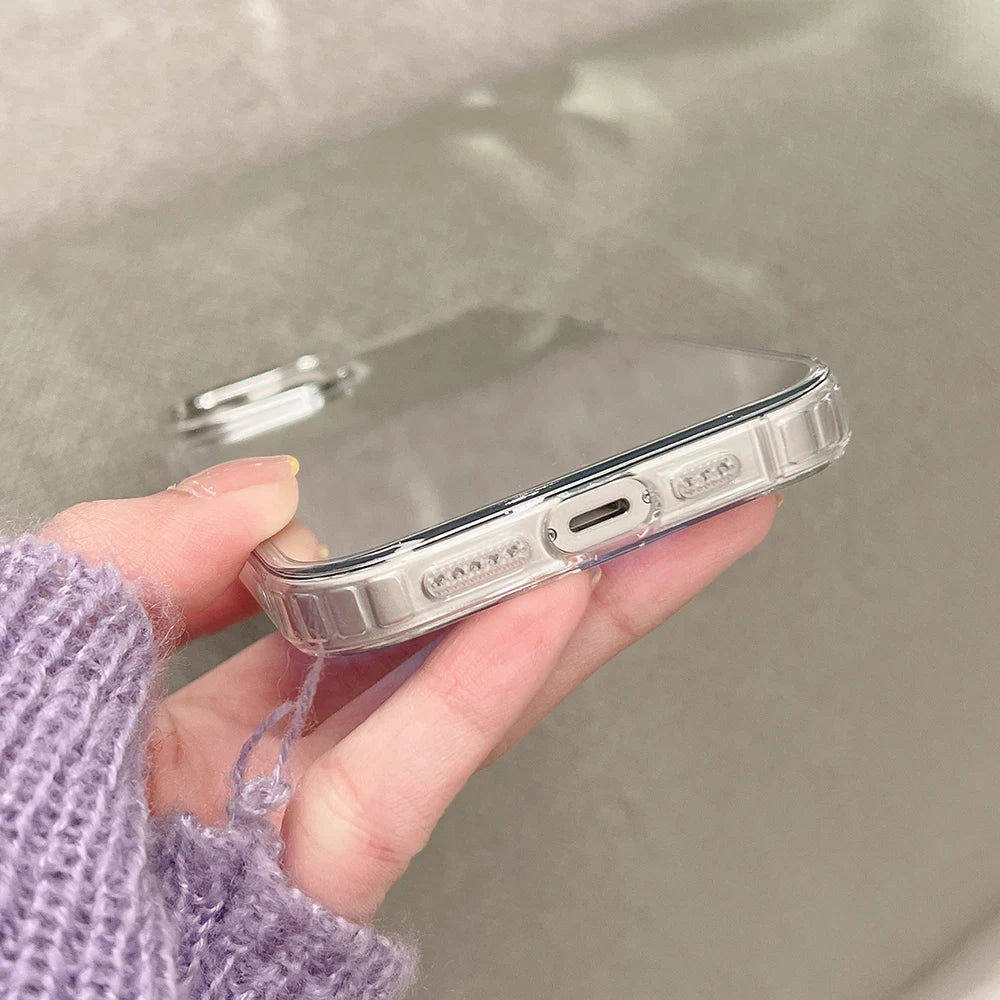 Luxury Acrylic Makeup Mirror Phone Case Iphone 17