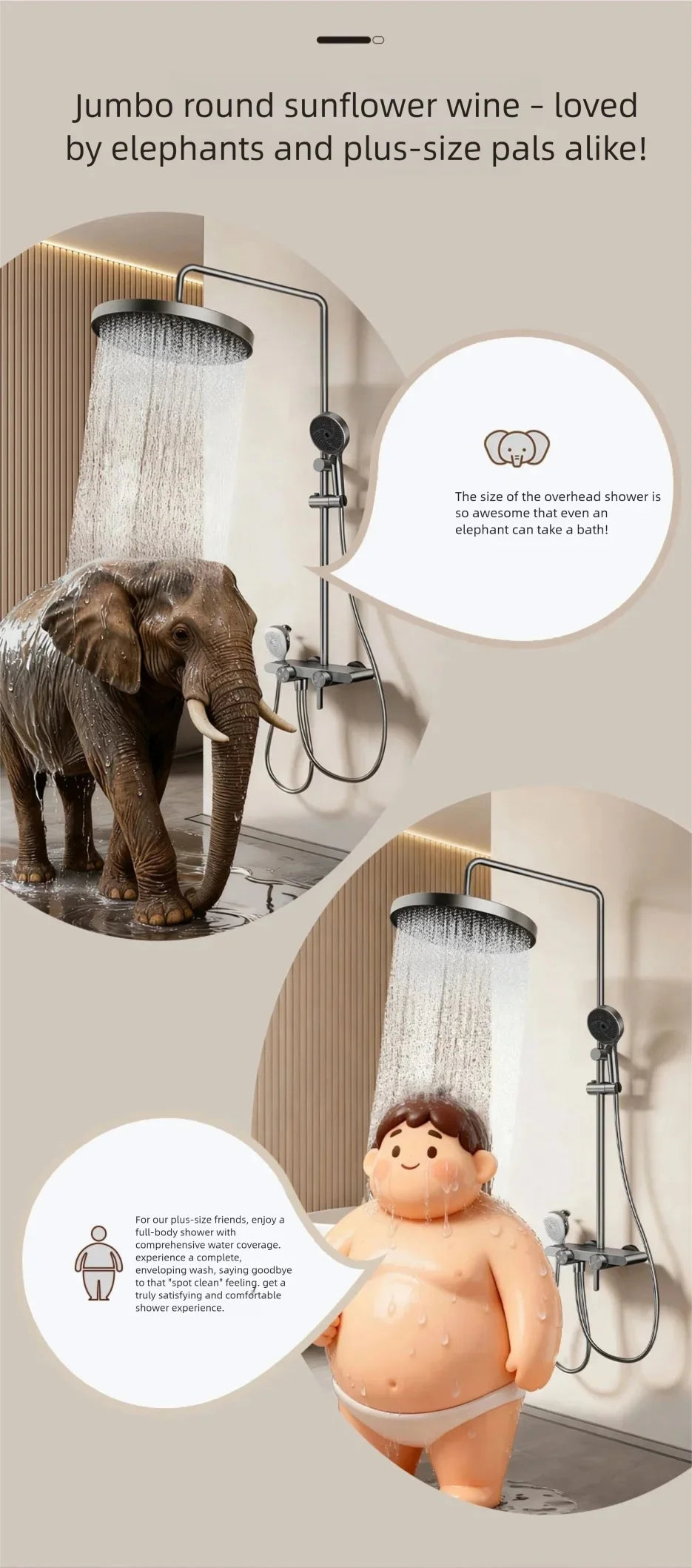 Bathroom Shower System Silicone Brush Head Foam Children