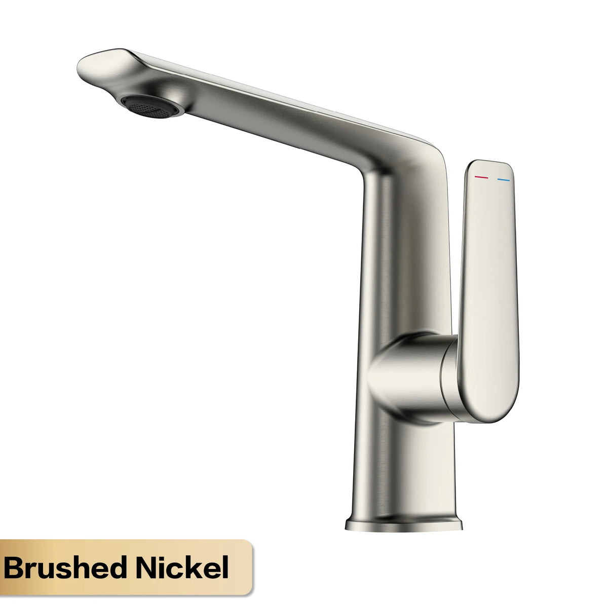 Aitana Luxury Chromium Brass Bathroom Faucet Simple Design