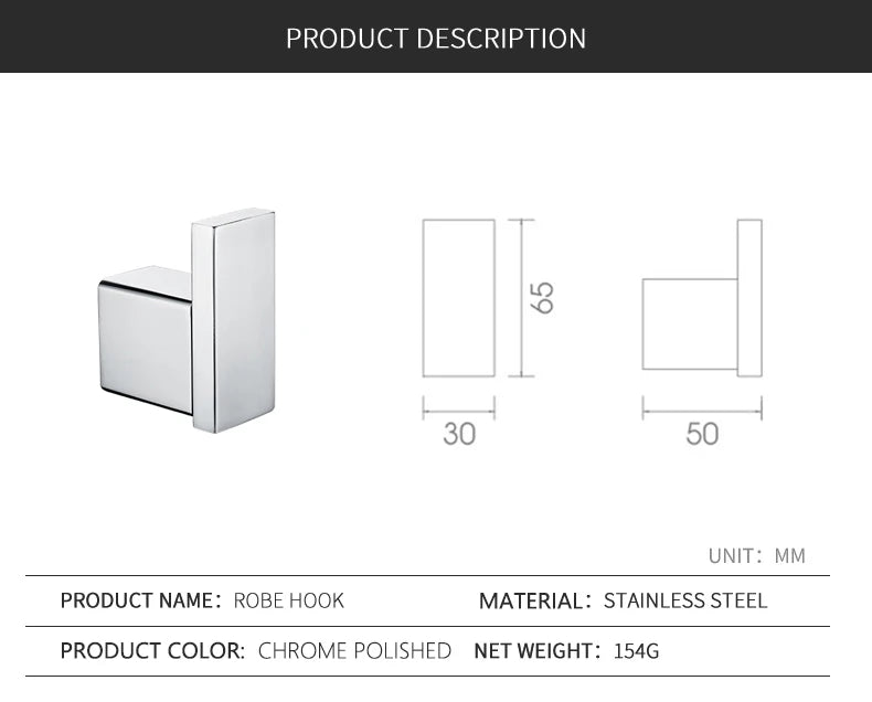 Stainless Steel Bathroom Wall Shelf Towel Bar Rack