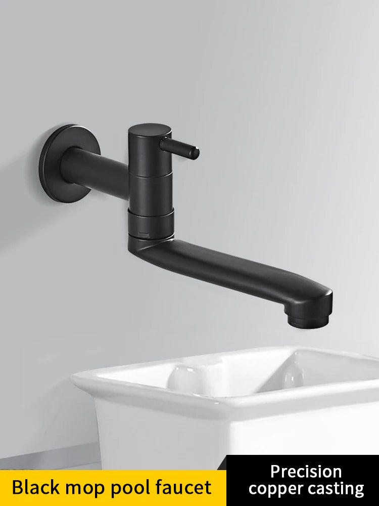 Cold Faucet Wall Outdoor Mop Pool Faucet Copper