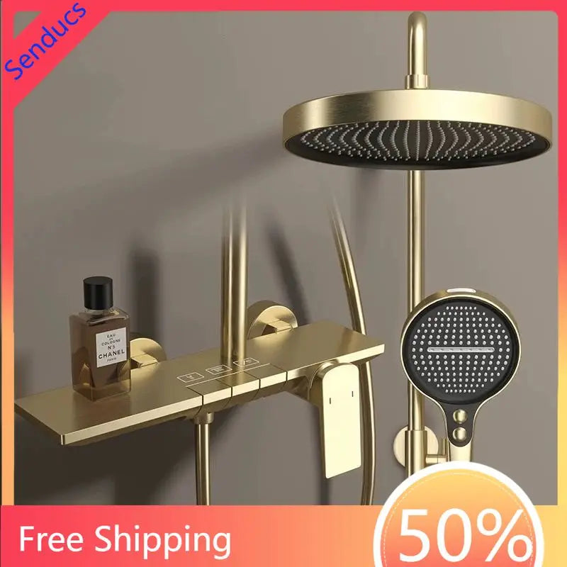 Newly Piano Bathroom Shower Quality Brass Cold Bathroom