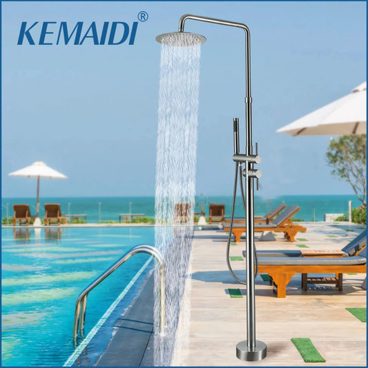 Kemaidi Outdoor Floor Standing Shower Freestanding Garden Shower