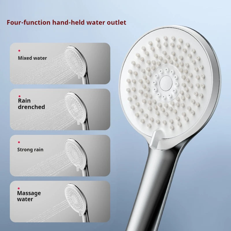 Diiib Large Panel Rain Shower Stainless Steel Combination