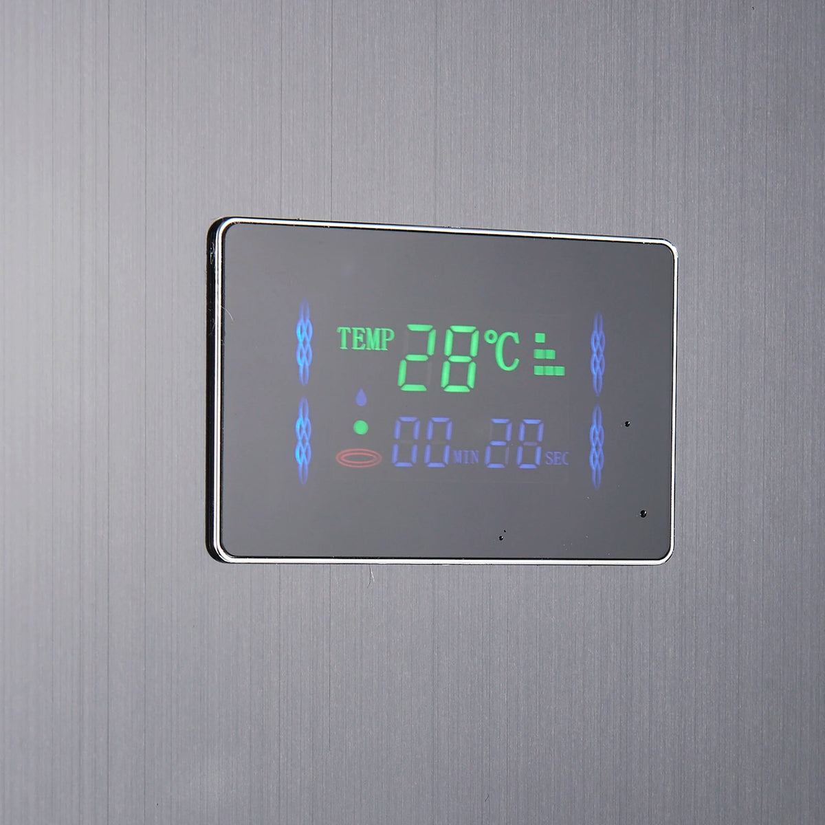 Black Led Shower Panel Column Shower Faucet Bathtub