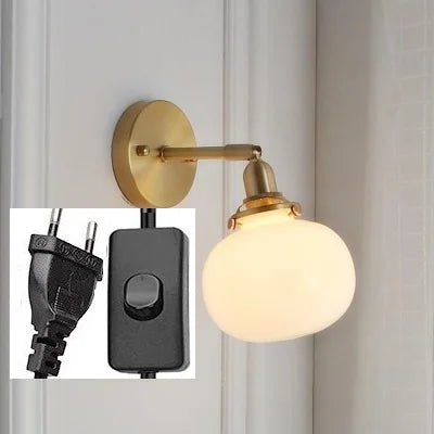 Iwhd Pull Chain Nordic Modern Wall Lamp Sconce