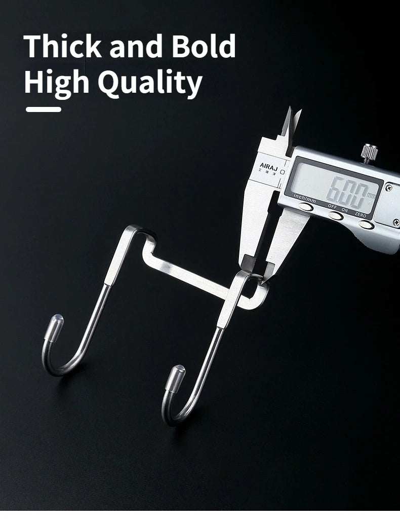 304 Stainless Steel Hook Punching Double S-Shape Hook