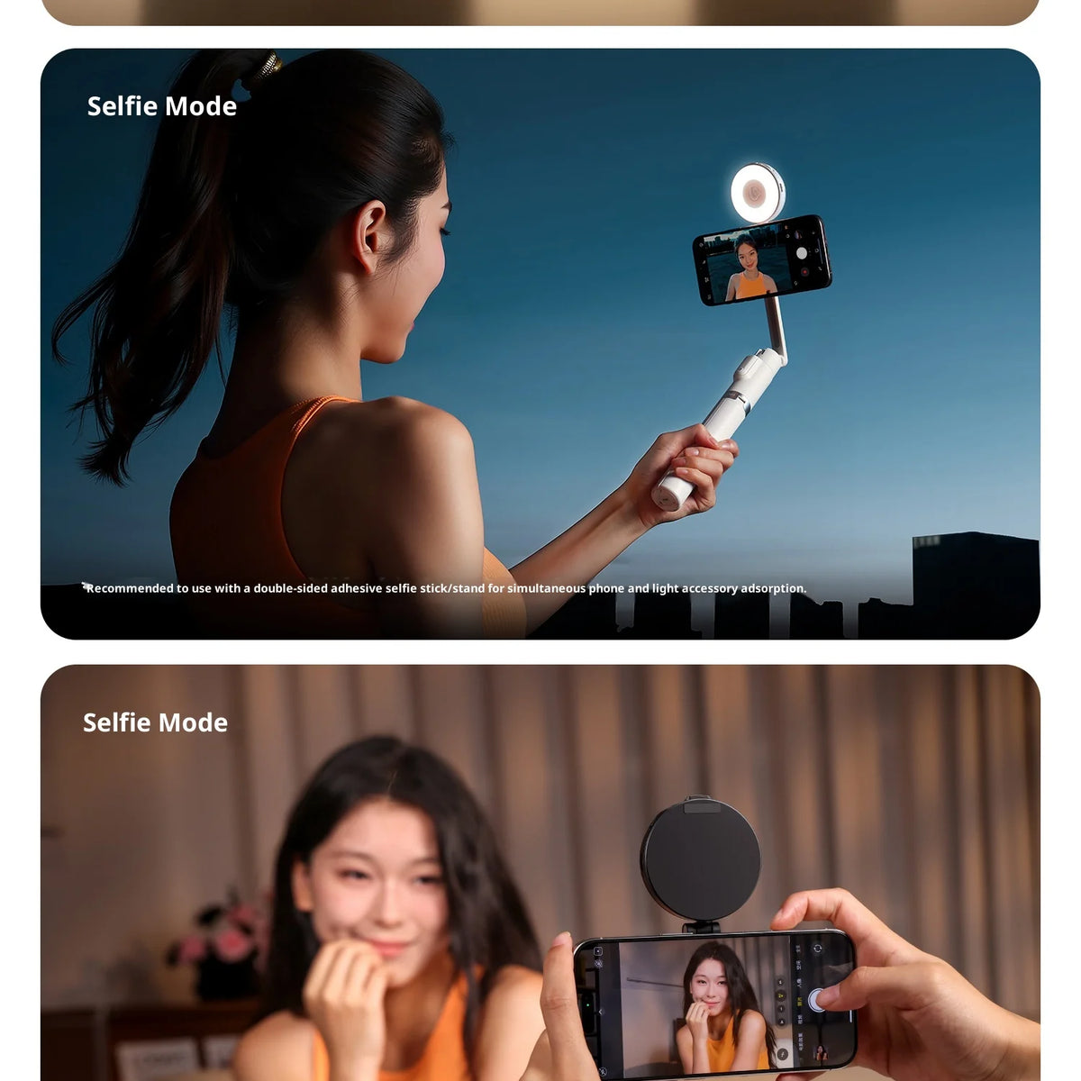 Original Ulanzi Lm23 Magnetic Phone Selfie Light Built-In
