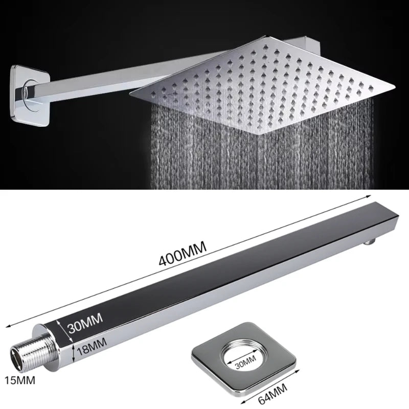 30/40cm Shower Arm Wall Mounted Shower Arm Shower