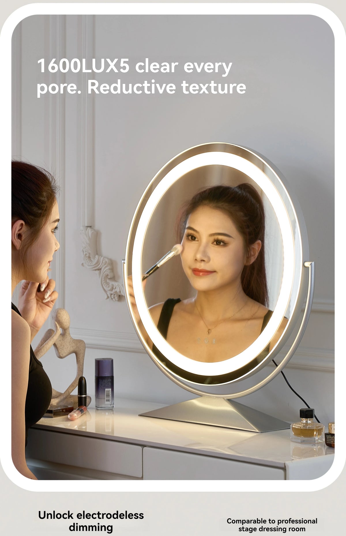 Beauty Mirror Smart Circle Internet Celebrity Bedroom Mirror