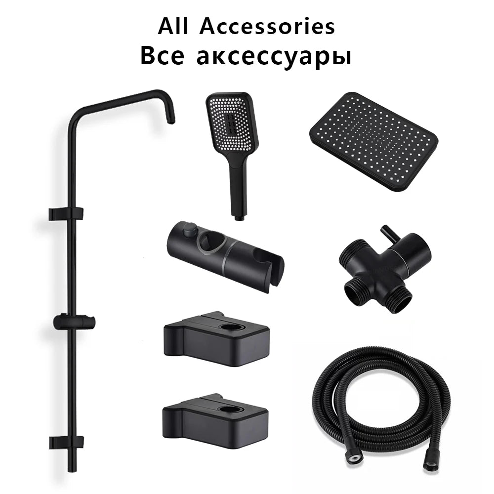 Split Shower Column Bathroom Faucet Cold Mixer Water