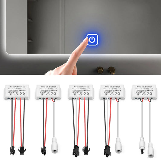12v 5a Makeup Mirror Led Light Switch Capacitive