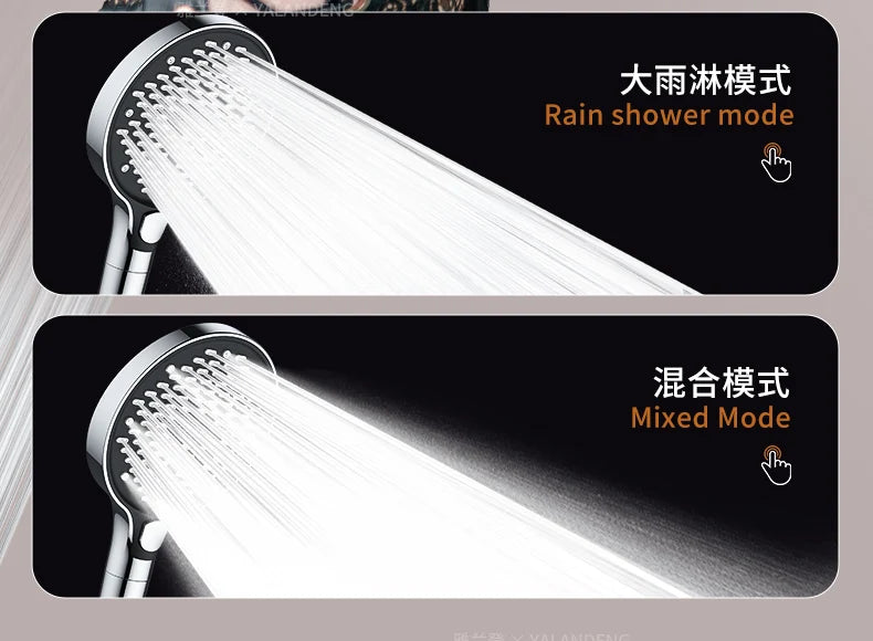 15cm Big Panel High Pressure Shower Head Filter