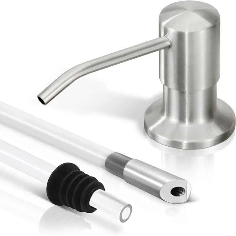 304 Stainless Steel Press-Type Sink Soap Dispenser 17oz/500ml