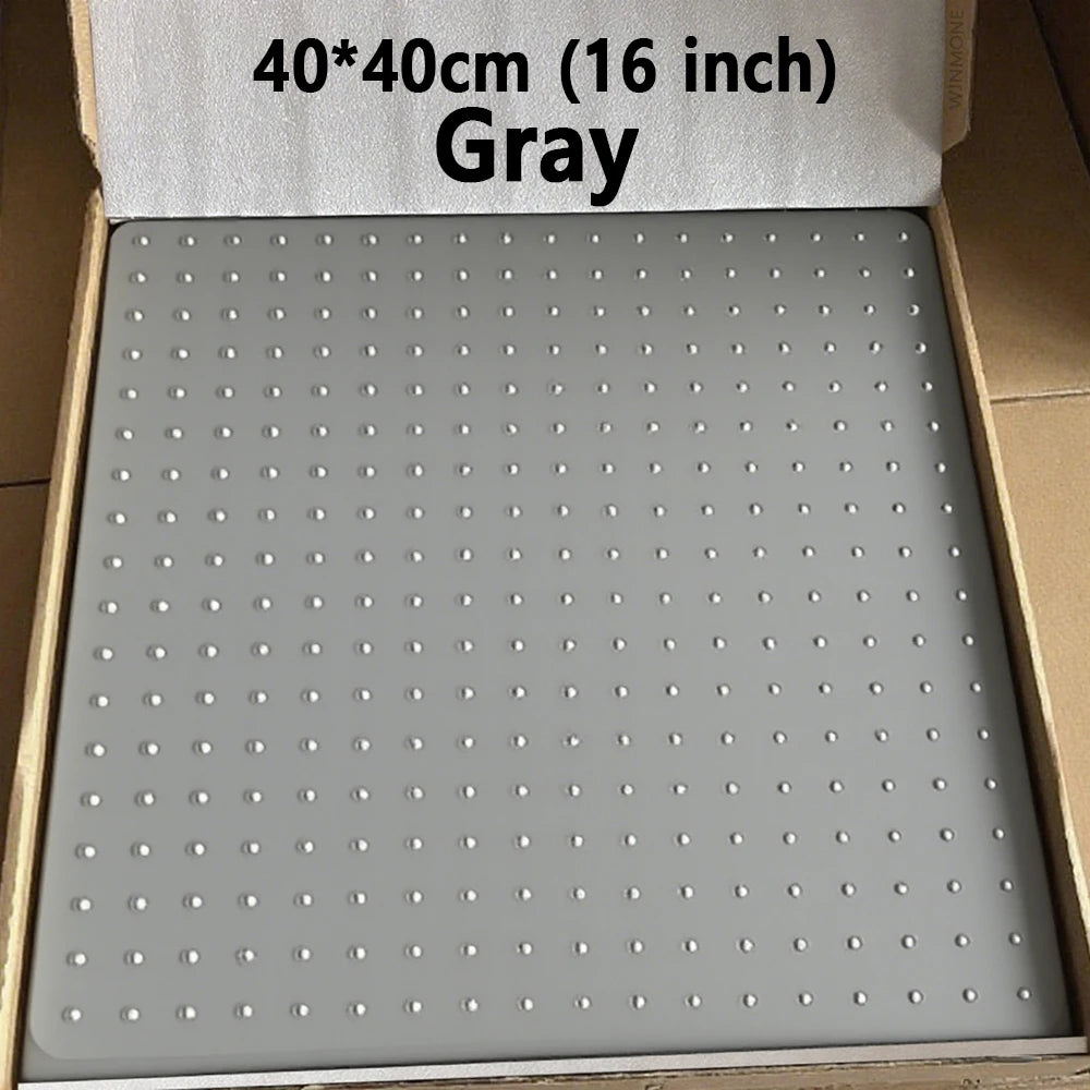 Square Round 16/20/24 Inch Bathroom Shower Head Ultra-Thin