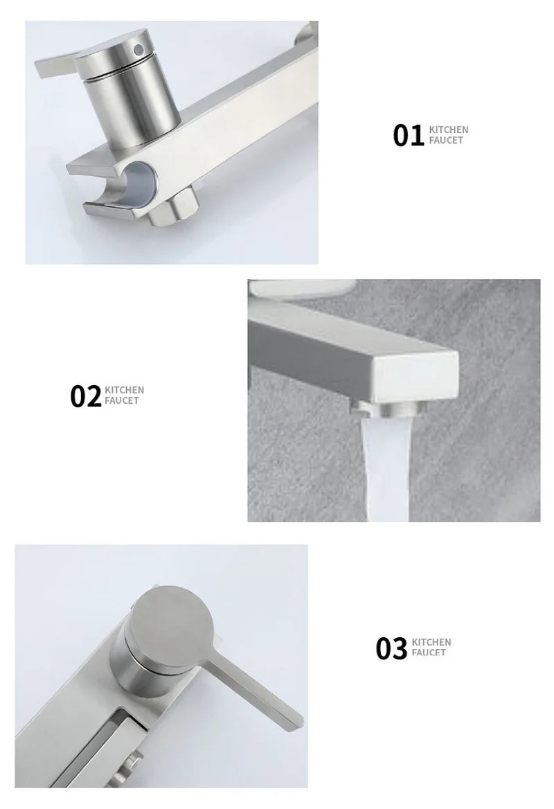Bathtub Faucet Swing Spout Bathroom Waterfall Faucet 90