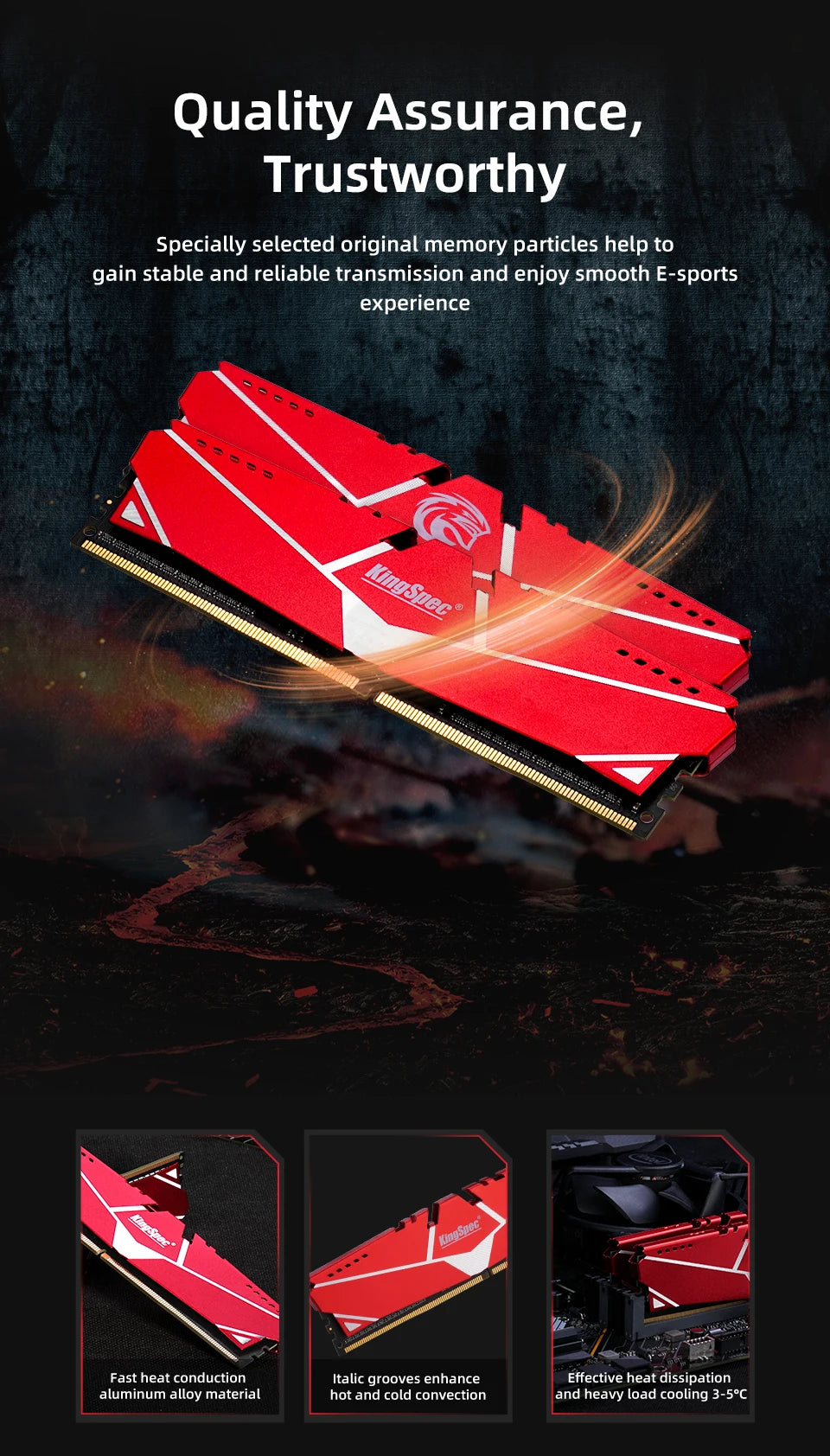 Kingspec Ddr4 8gb 16gb Memoria Ram Ddr4 2666