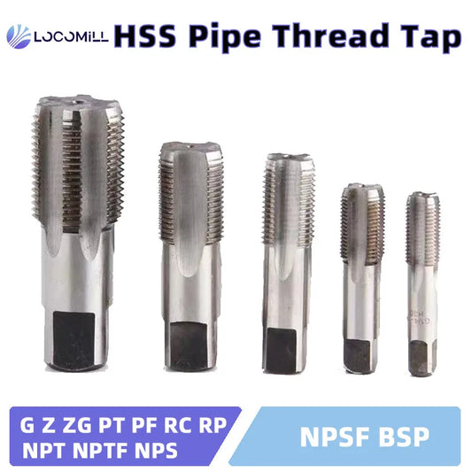 Loco Hss Pipe Tap 1/16-2inch Metric Screw Thread